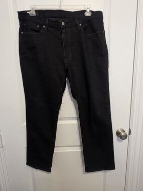 Men's Straight Black Jeans — Timeless Straight Fit